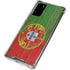 Portuguese Flag Dark Wood Galaxy Note20 5G Clear Case